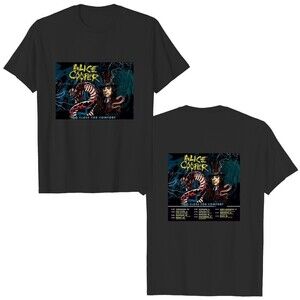 Alice Cooper Too Close For Comfort Tour 2023 2 Sided Fan T-Shirt